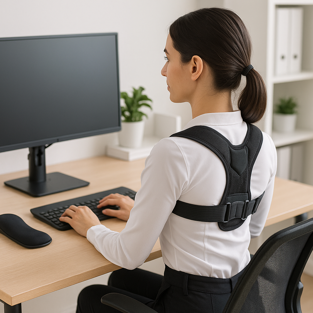 produit dropshipping Tunisie , Correcteur de posture utilisé au bureau - produit dropshipping Tunisie rentable pour accessoires ergonomiques et bien-être au travail"